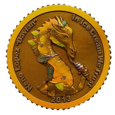 Bronze Collectors Coin - Davian Nano Lopez