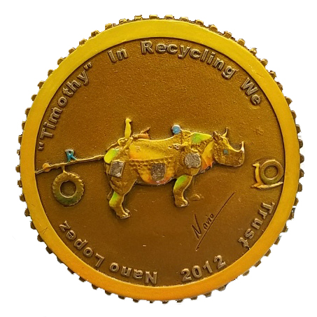Bronze Collectors Coin - Timothy Nano Lopez