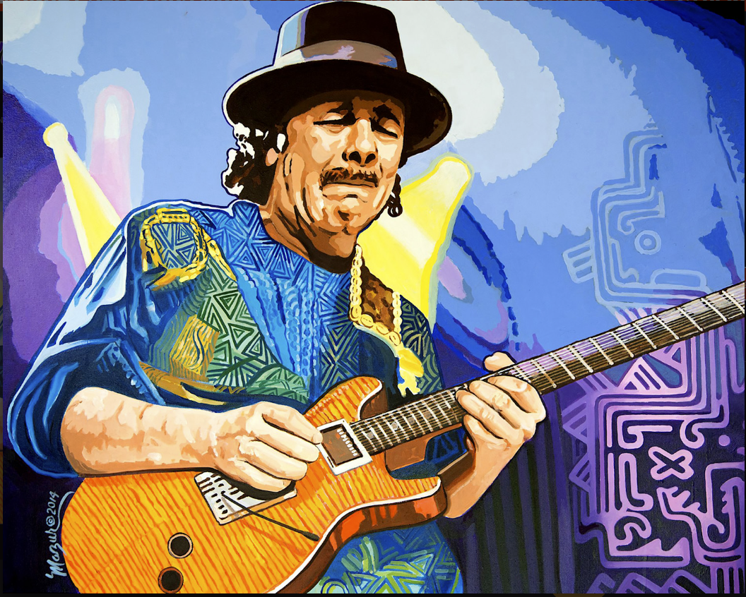 Carlos Santana Ruby Mazur