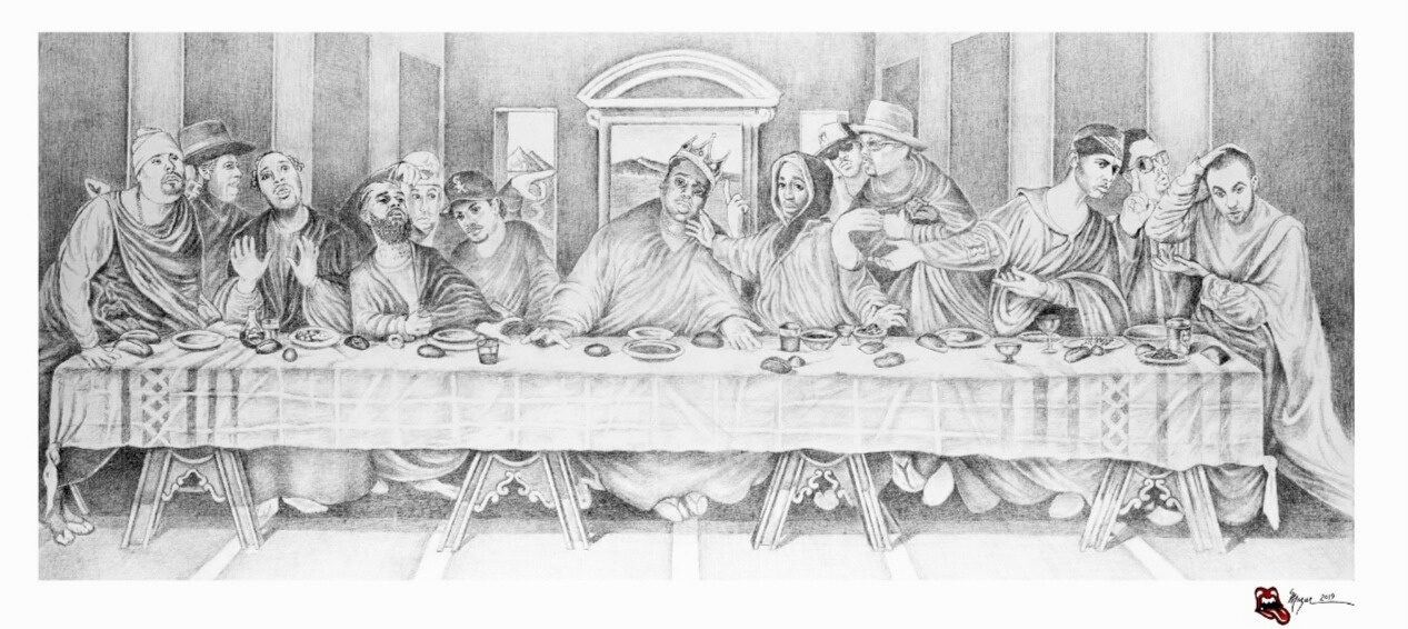 Hip Hop Last Supper Ruby Mazur