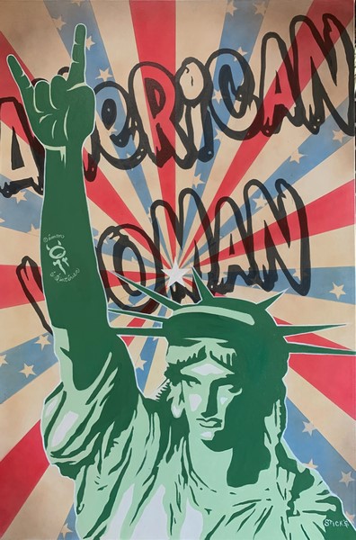 American Woman Stickman
